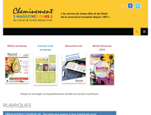 Tablet Screenshot of cheminement.com